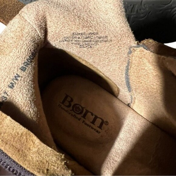 🌻NEW w.box Born "Varas" Brown Glazed Ginger Ankle Boots Size 6 - Picture 7 of 11